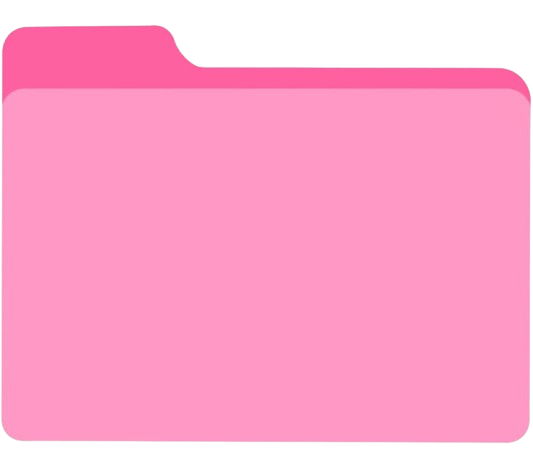 Image d'un dossier rose