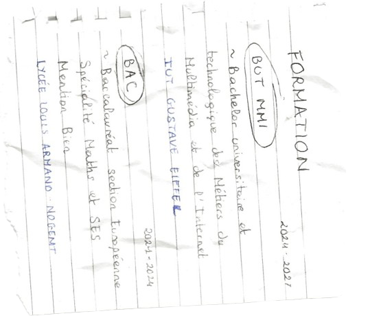 Formation, BUT MMI en 2024-2027, Bachelor Universitaire et Technologique des Métiers du Multimédia et de l'Internet, IUT Gustave Eiffel